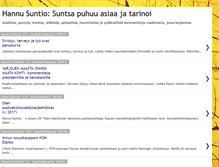 Tablet Screenshot of hannusuntsasuntio.blogspot.com