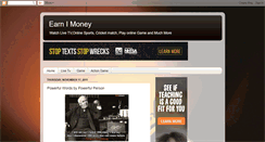 Desktop Screenshot of earnimoney.blogspot.com