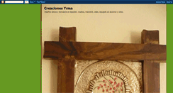 Desktop Screenshot of creacionesyrma.blogspot.com