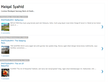 Tablet Screenshot of haiqalsyahid.blogspot.com