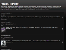 Tablet Screenshot of hiphopwpolsce.blogspot.com