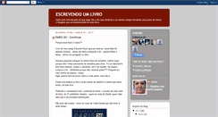 Desktop Screenshot of escrevendoumlivro.blogspot.com