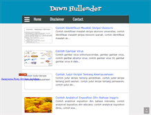 Tablet Screenshot of dawnhullender.blogspot.com