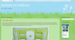 Desktop Screenshot of jacintascreations.blogspot.com