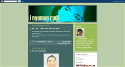 Desktop Screenshot of inyomanrudi.blogspot.com