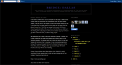 Desktop Screenshot of bridgedallas.blogspot.com