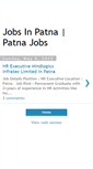 Mobile Screenshot of jobs-in-patna.blogspot.com