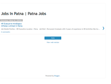 Tablet Screenshot of jobs-in-patna.blogspot.com