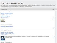Tablet Screenshot of doscosassoninfinitas.blogspot.com