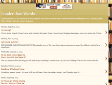 Tablet Screenshot of louderthanwords.blogspot.com