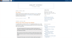 Desktop Screenshot of draftzinni.blogspot.com