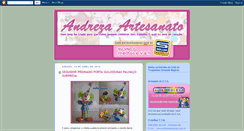 Desktop Screenshot of andrezaartesanato.blogspot.com