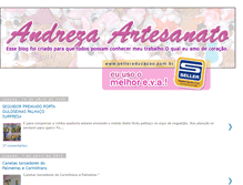 Tablet Screenshot of andrezaartesanato.blogspot.com