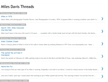 Tablet Screenshot of milesdavisthreads.blogspot.com