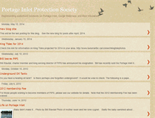 Tablet Screenshot of portageinletprotectionsociety.blogspot.com