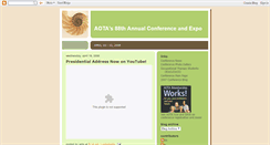 Desktop Screenshot of aota2008conference.blogspot.com