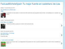 Tablet Screenshot of fanleamichelespain.blogspot.com