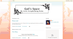 Desktop Screenshot of gails-space.blogspot.com