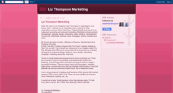 Desktop Screenshot of lizthompsonmarketing.blogspot.com