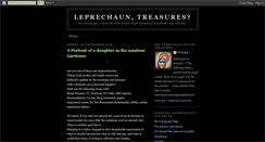 Desktop Screenshot of leprechauntreasures.blogspot.com