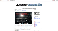 Desktop Screenshot of becauseassociation.blogspot.com