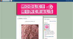 Desktop Screenshot of modleyminerals.blogspot.com