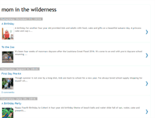 Tablet Screenshot of mominthewilderness.blogspot.com