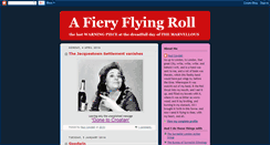 Desktop Screenshot of fieryflyingroll.blogspot.com