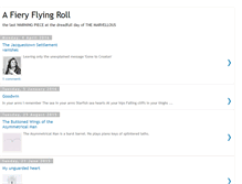 Tablet Screenshot of fieryflyingroll.blogspot.com