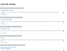 Tablet Screenshot of lixaodetextos.blogspot.com