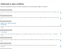 Tablet Screenshot of informalesemcriterio.blogspot.com