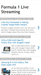 Mobile Screenshot of eformula1streaming.blogspot.com