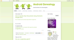 Desktop Screenshot of androidgenealogy.blogspot.com