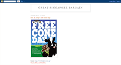 Desktop Screenshot of greatsingaporebargain.blogspot.com