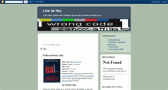Desktop Screenshot of cinedehoy.blogspot.com
