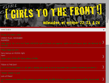 Tablet Screenshot of girlstothefrontmke.blogspot.com