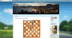 Desktop Screenshot of clubajedrezlillabenidorm.blogspot.com