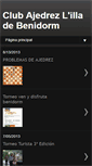 Mobile Screenshot of clubajedrezlillabenidorm.blogspot.com