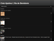 Tablet Screenshot of clubajedrezlillabenidorm.blogspot.com