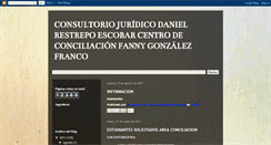 Desktop Screenshot of consultoriojuridicoucaldas.blogspot.com