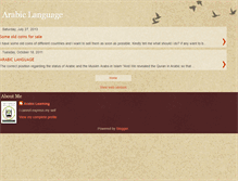 Tablet Screenshot of linguaarabic.blogspot.com