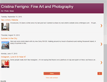 Tablet Screenshot of cristinaferrigno.blogspot.com