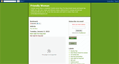 Desktop Screenshot of friendly-women.blogspot.com