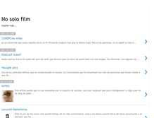 Tablet Screenshot of nosolofilm.blogspot.com