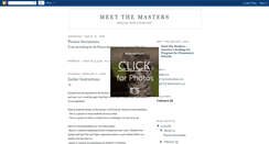 Desktop Screenshot of meetthemasters.blogspot.com