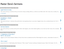 Tablet Screenshot of pastordora.blogspot.com