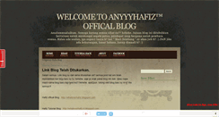 Desktop Screenshot of anyyyhafiz.blogspot.com