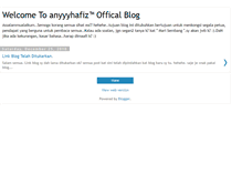Tablet Screenshot of anyyyhafiz.blogspot.com
