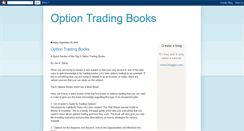 Desktop Screenshot of optiontradingbooks.blogspot.com