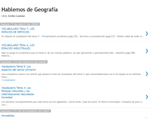 Tablet Screenshot of geografiabachillerato.blogspot.com